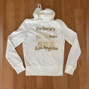 Y2K Exclusive Victoria Secret Super Model Essentials 3 Piece White & Gold Set